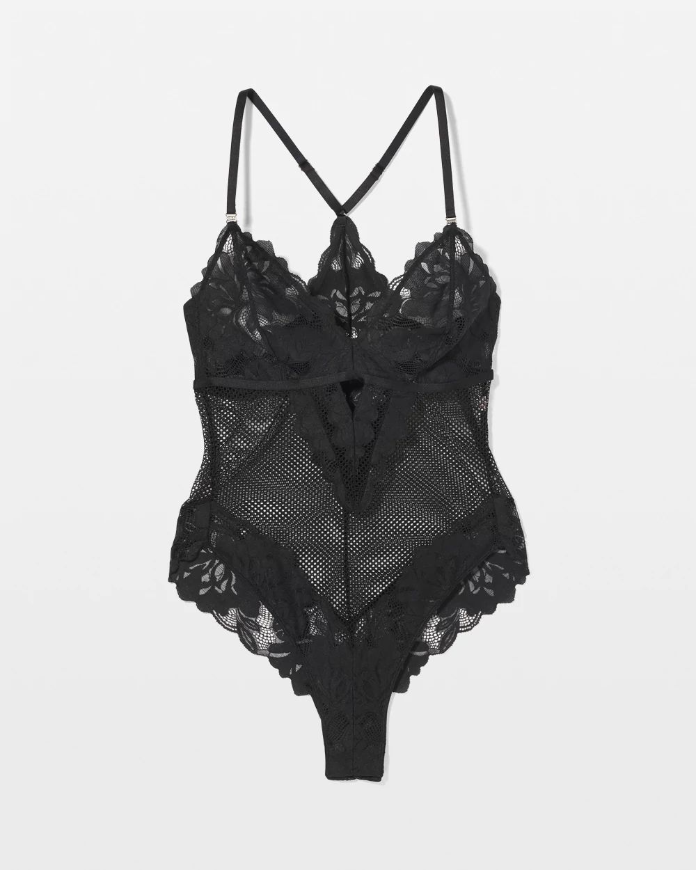 Bodysuit with Mesh and Lace | Soma